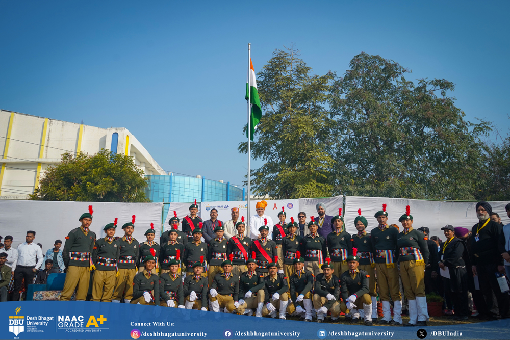 Desh Bhagat University pays tribute to freedom fighters on Republic Day